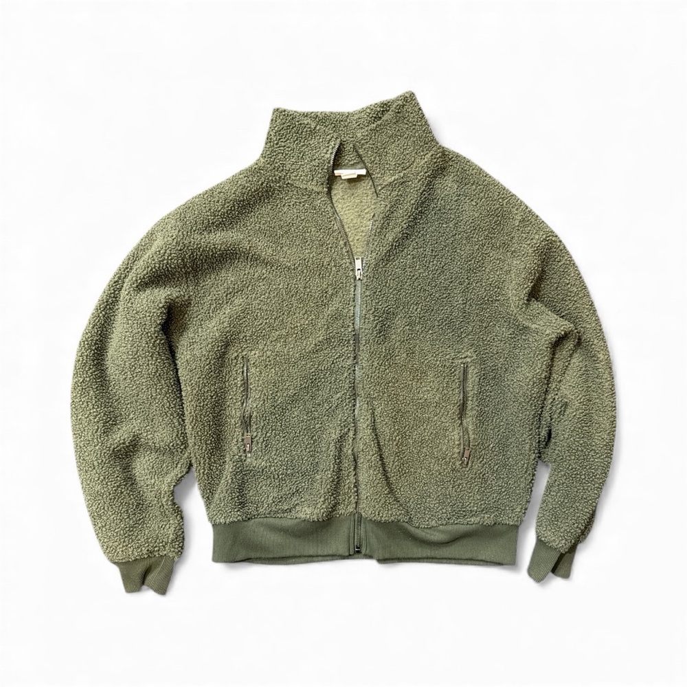Olive Teddy Jacket - Picture 3 of 3